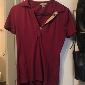 Burberry check t shirt